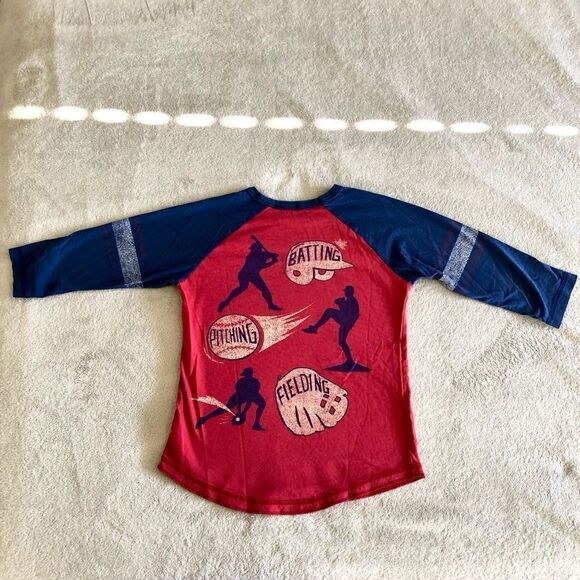 Peek Kids Spring Baseball Graphic Raglan Tee - Picture 7 of 7